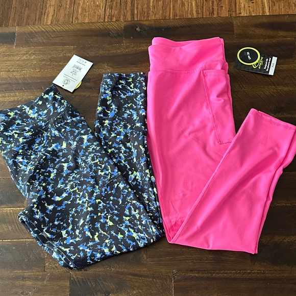 Athletic Works Girls Active Leggings with UPF 30 Size L (10-12) Plus - Picture 1 of 13